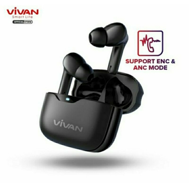 Headset Earphone Bluetooth TWS ENC Vivan Liberty T660NC