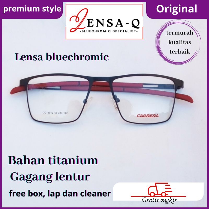 KACAMATA BLUECHROMIC PRIA | KACAMATA ANTI RADIASI | STANDAR OPTIK