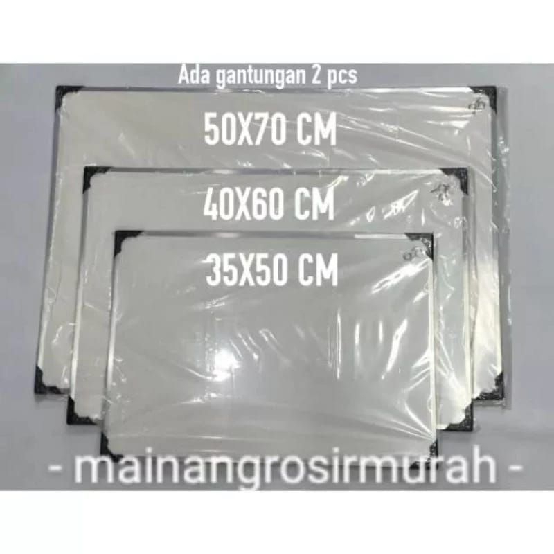 

Whiteboard Kecil Murah / White Board 35x 50 cm ORIGINAL
