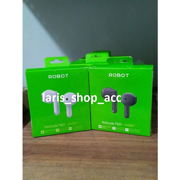 EARPHONE HF HANDSFREE HEADSET ROBOT TWS AIRBUDS T60