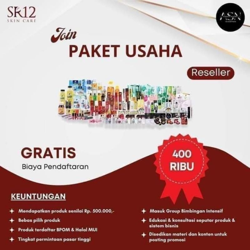 PAKET USAHA SR12 HERBAL / PAKET RESELLER SR12 HERBAL