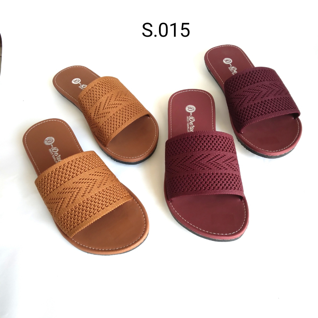 Sandal Selop Rajut Import  / Sandal Teplek Wanita
