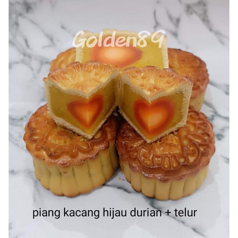 

Moon Cake Kacang Hijau Durian + Telur