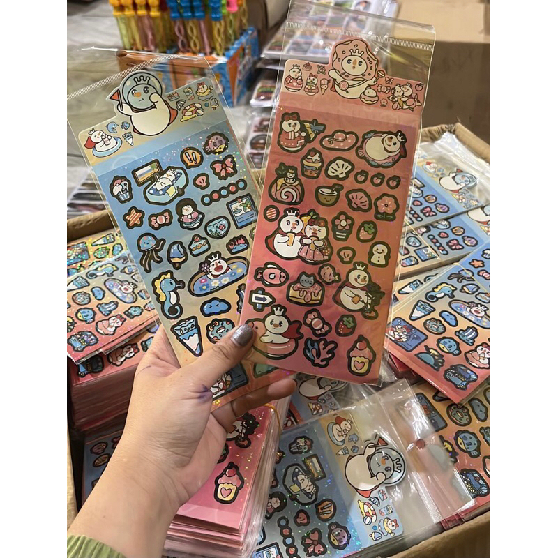 

Stiker mixue hologram stiker hologram mainan viral