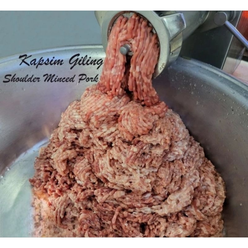 

Kapsim Babi Giling / Minced shoulder Pork 500 gr