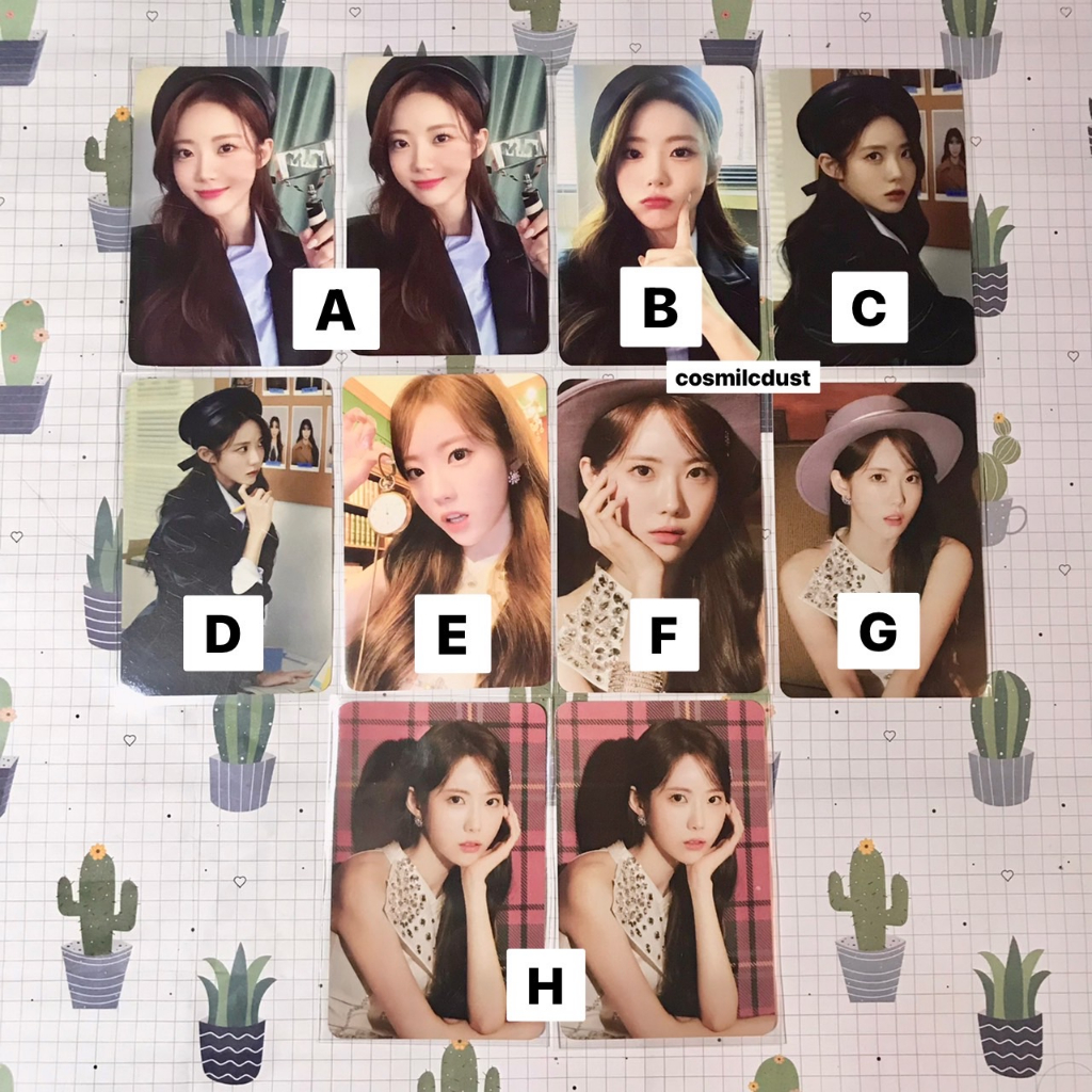 [cek dekripsi] wjsn luda photocard pc trading card fancon / concert codename: ujung wonderland