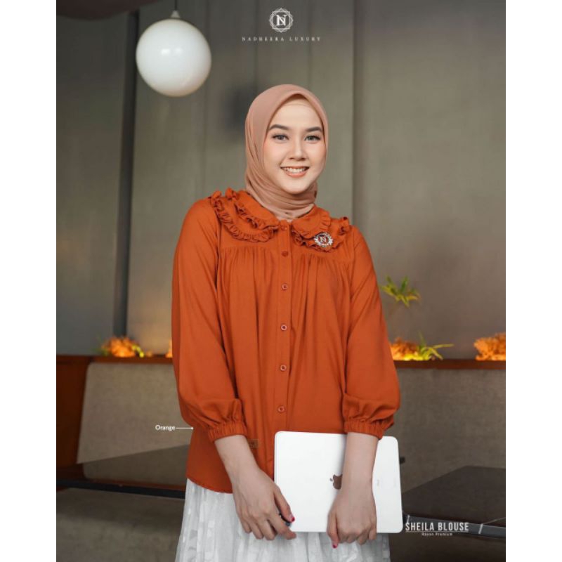 Sheila blouse/blouse rayon/blouse/blouse Nadheera luxury