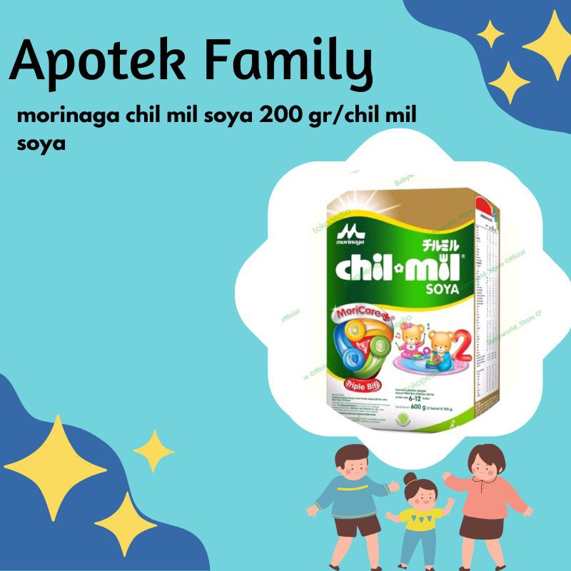 MORINAGA CHIL MIL SOYA 200GR / CHIL MIL SOYA