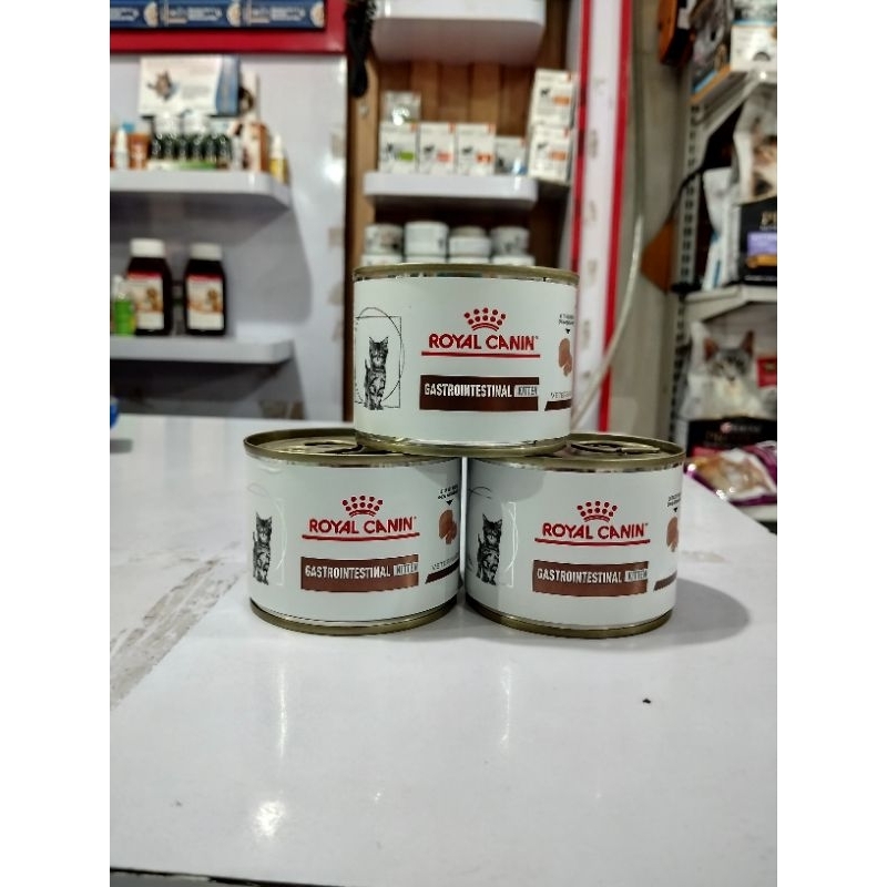 Royal Canin Vet Gastro intestinal kitten 195g kaleng/ Wetfood/ RC gastro kitten/ makanan kucing