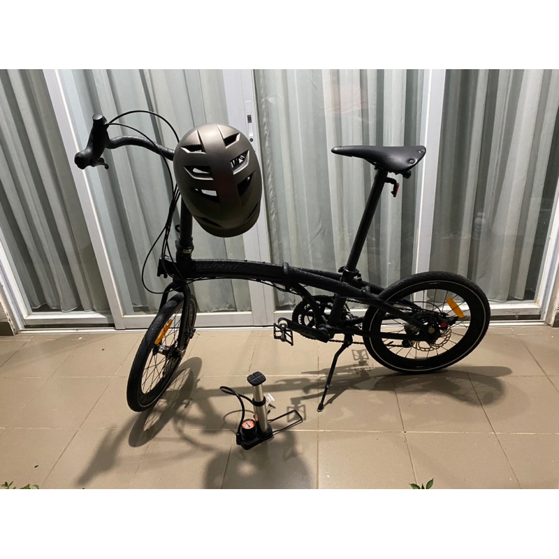 PL LIKE NEW Sepeda Lipat Element Ecosmo Z10 Black Coral