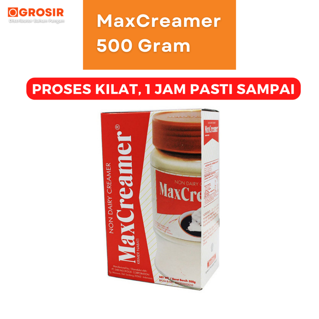 

MAX CREAMER 500G / KRIMER KEMASAN REFILL NON DAIRY KRIMER