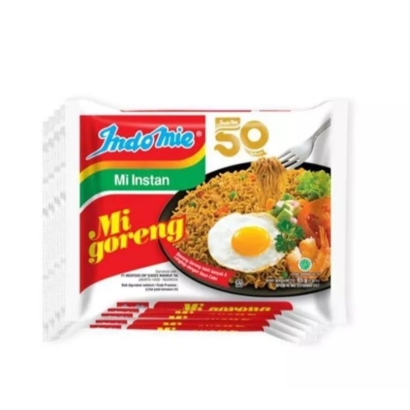 

Indomie goreng satu paket dapat 6