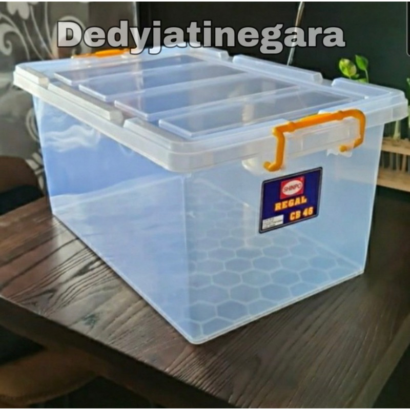 SHINPO CONTAINER BOX CB 46 SIP 139 BOK TRANSPARAN