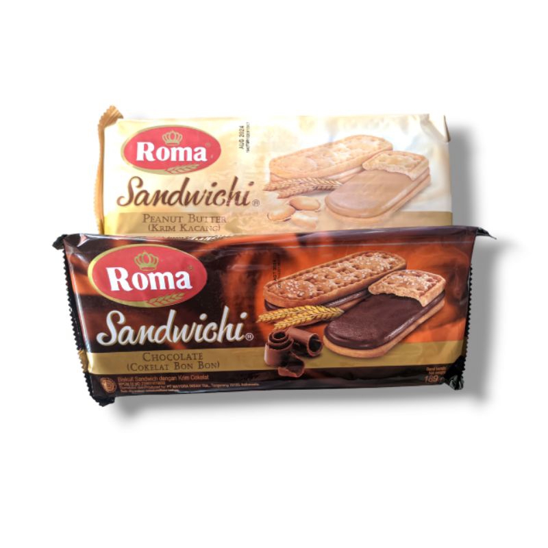 

Roma Sandwichi Chocolate & Peanut Butter 1 Pack 189gr