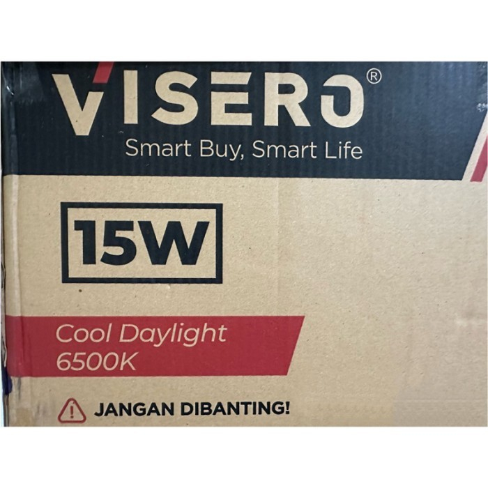 Lampu LED Bulb 15W VISERO VINTAGE Lampu Cahaya Putih 15 Watt ( 1 DUS / 1 KOLI Isi 100 pcs )