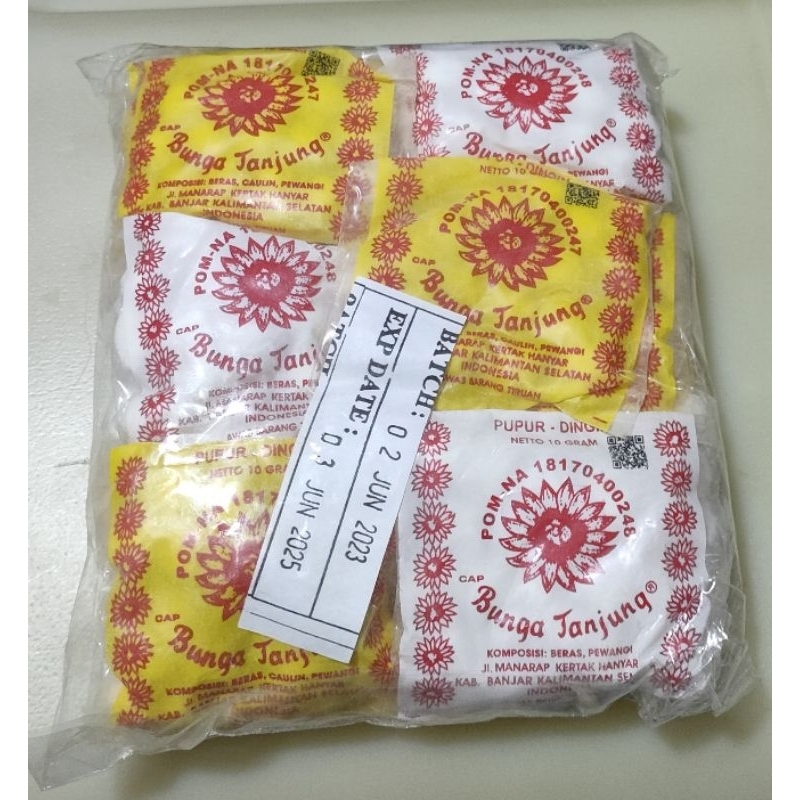 Pupur Dingin / Pupur Basah Cap Bunga Tanjung 1 Pack ( 24 pcs )