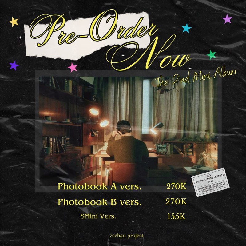 PRE-ORDER D.O EXO "The 2nd Mini album"