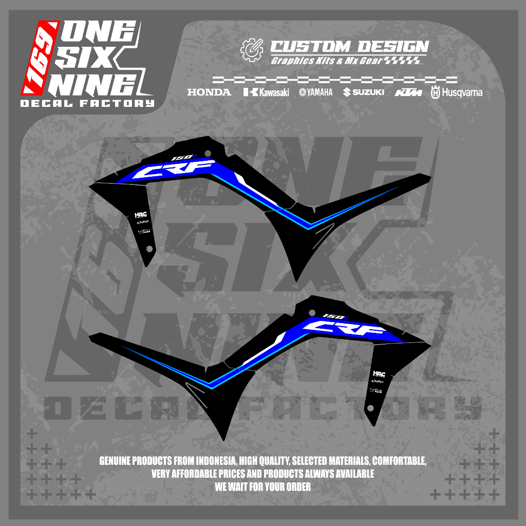 STRIPING STICKER CRF 150L (CUSTOM DESIGN)