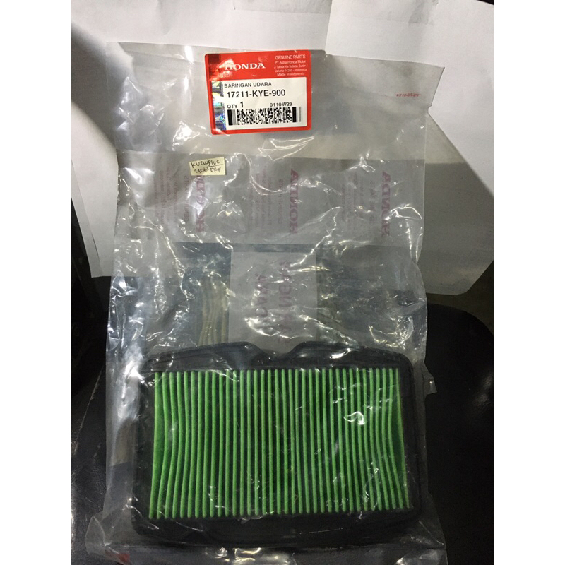 FILTER UDARA HONDA ASLI 100 % 17210-KYE-900 untuk motor MEGA PRO NEW