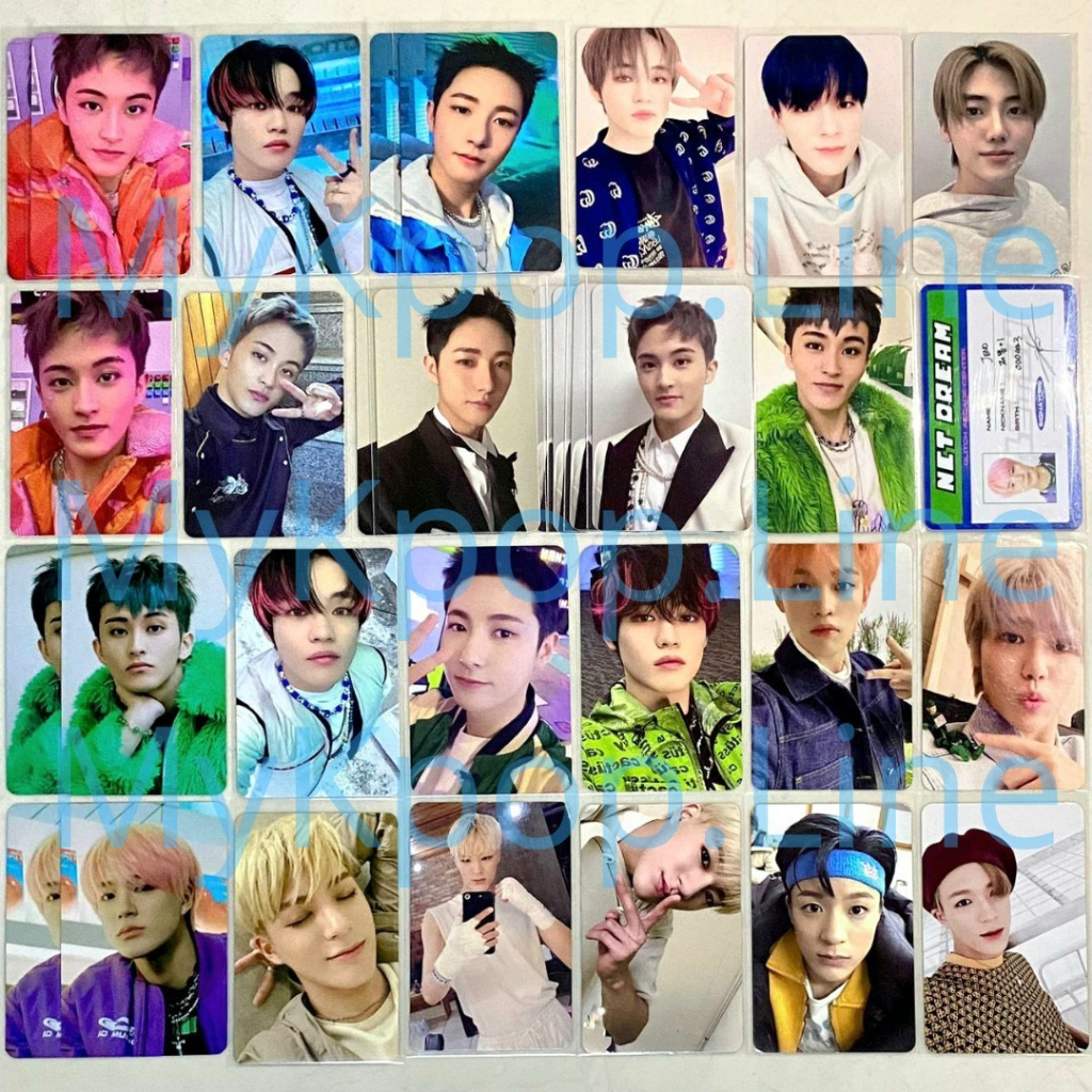 Photocard NCT Dream Album Glitch Mode We Boom WGU Go Up MD Merchandise Official ID Card PVC Benefit 