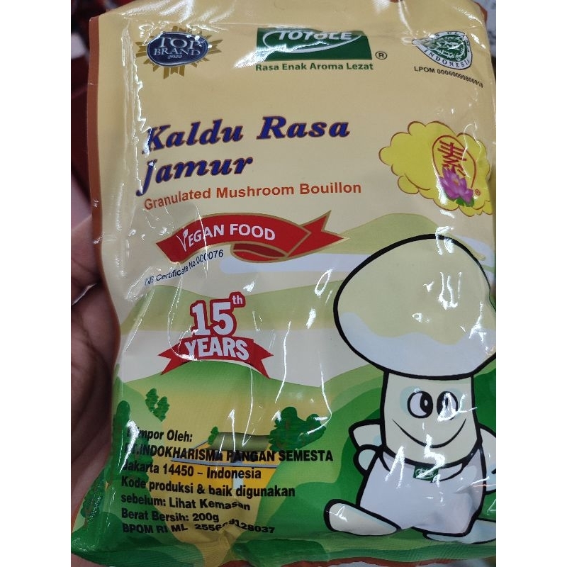 

Totole Kaldu Jamur 200gr