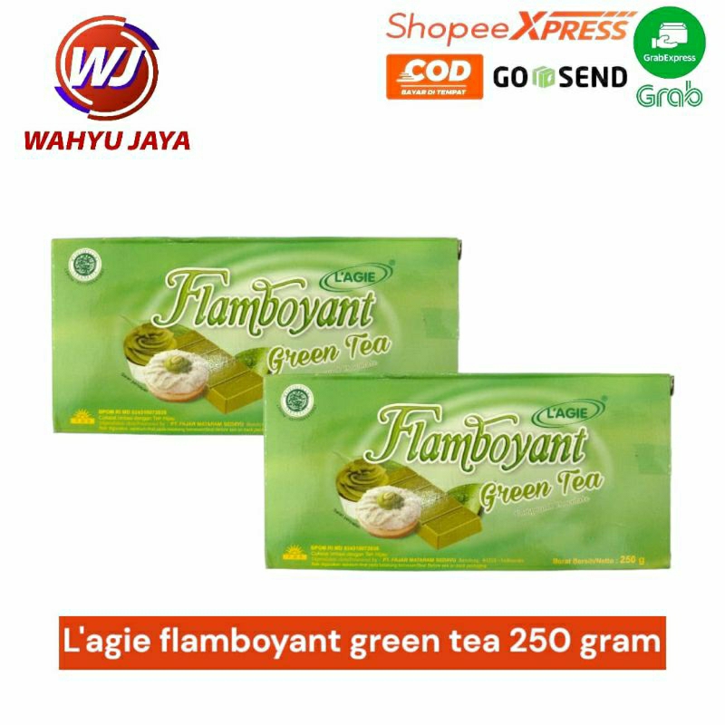 

L'agie flamboyant green tea 250 gram