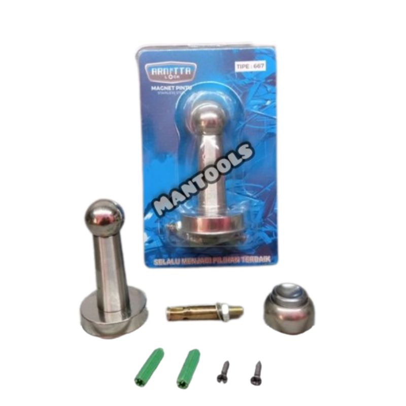 Magnet Pintu Penahan Pintu Stainless Door Stopper Stainless Set