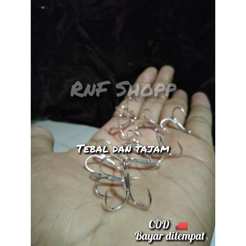 RnF - Treble hook 4x strong(coating) bkb