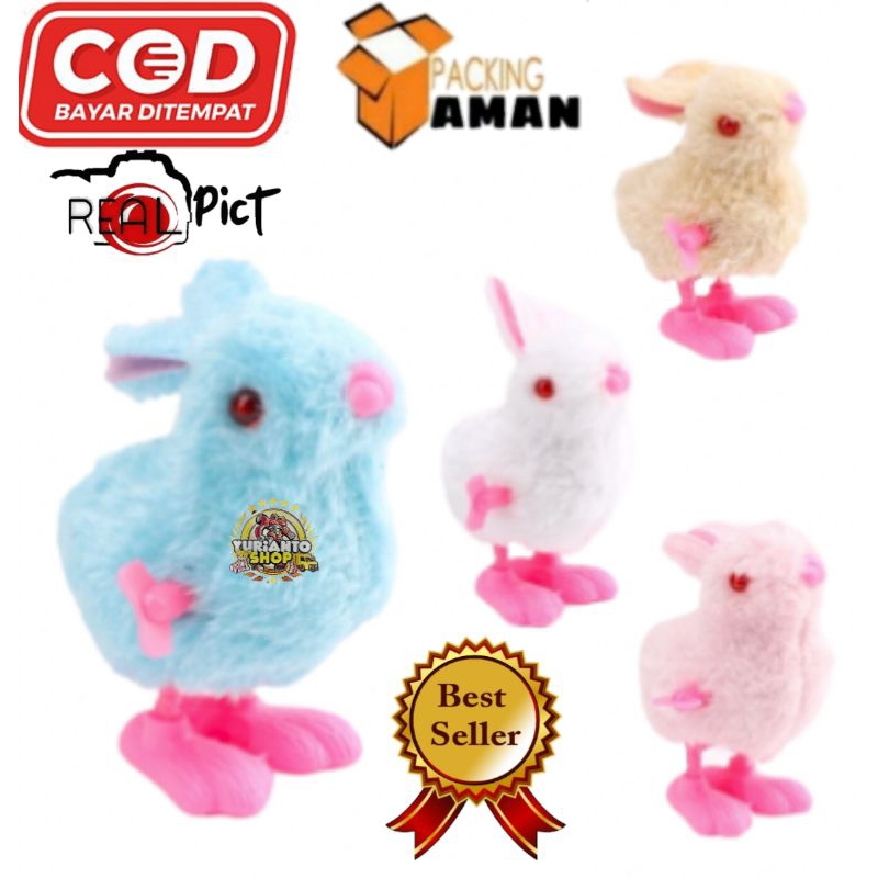 COD PROMO YI40 MAINAN ANAK BONEKA KELINCI PUTAR BERJALAN