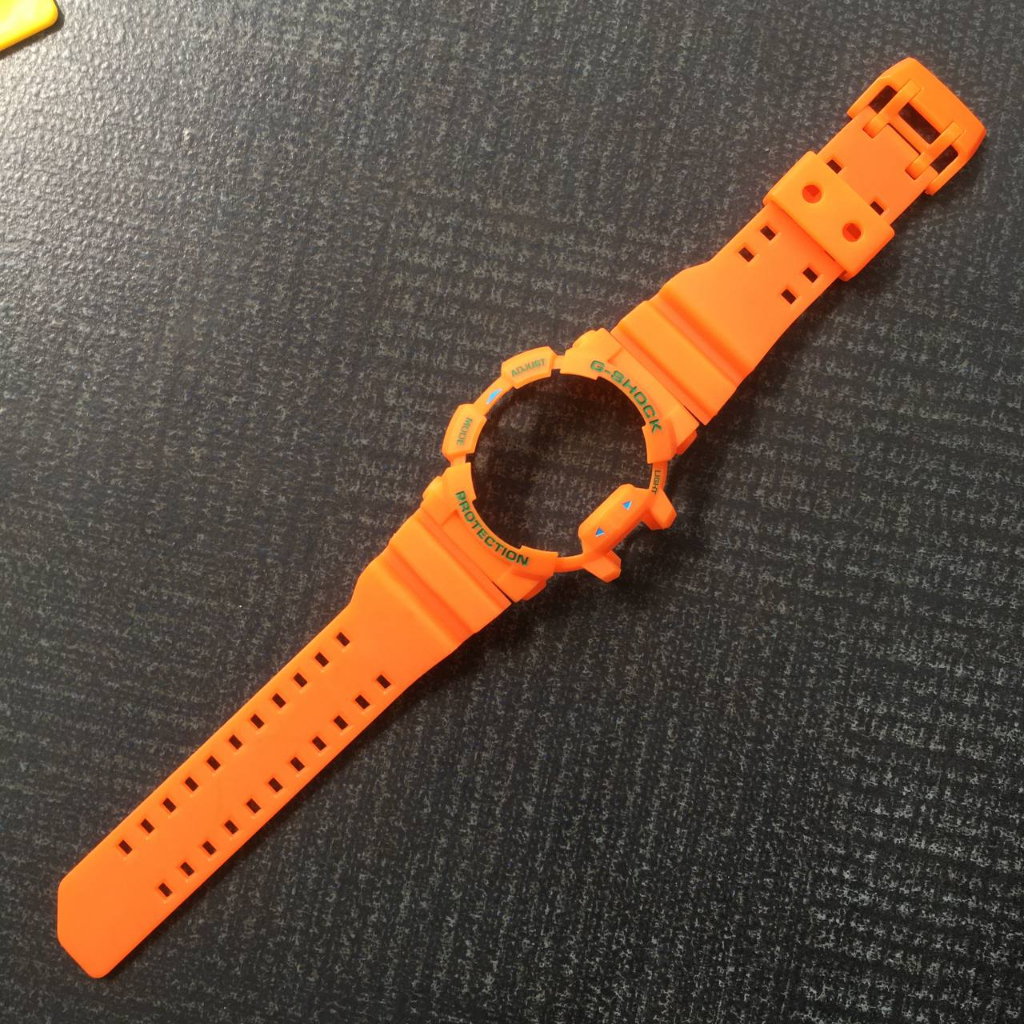 GA 400 STRAP BEZEL BNB GSHOCK G SHOCK GA400 GBA 400 SOLID ORANGE