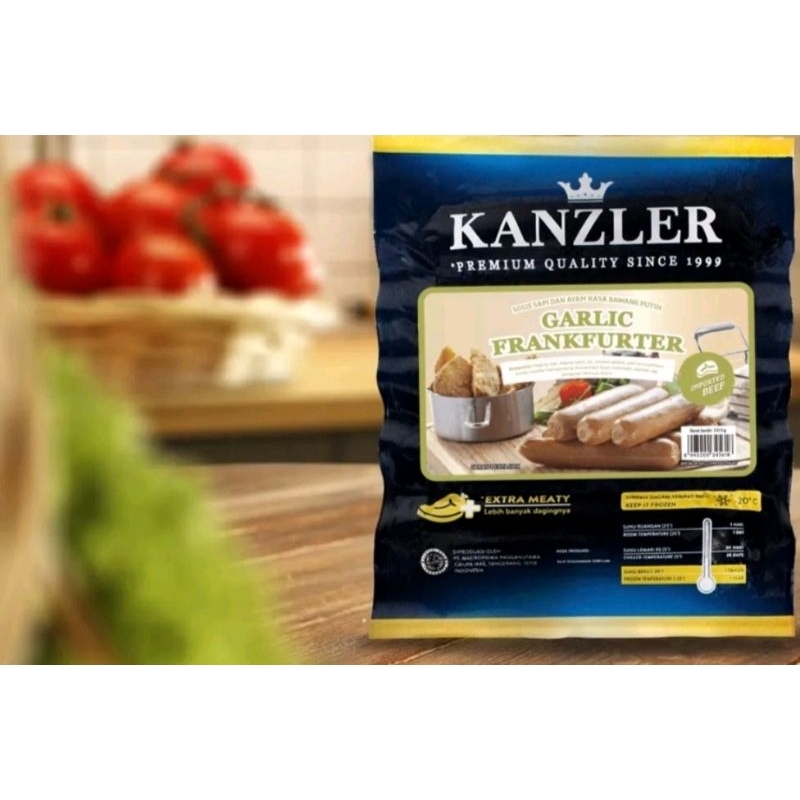 

Kanzler Garlic Frankfurter Sosis Sapi Ayam