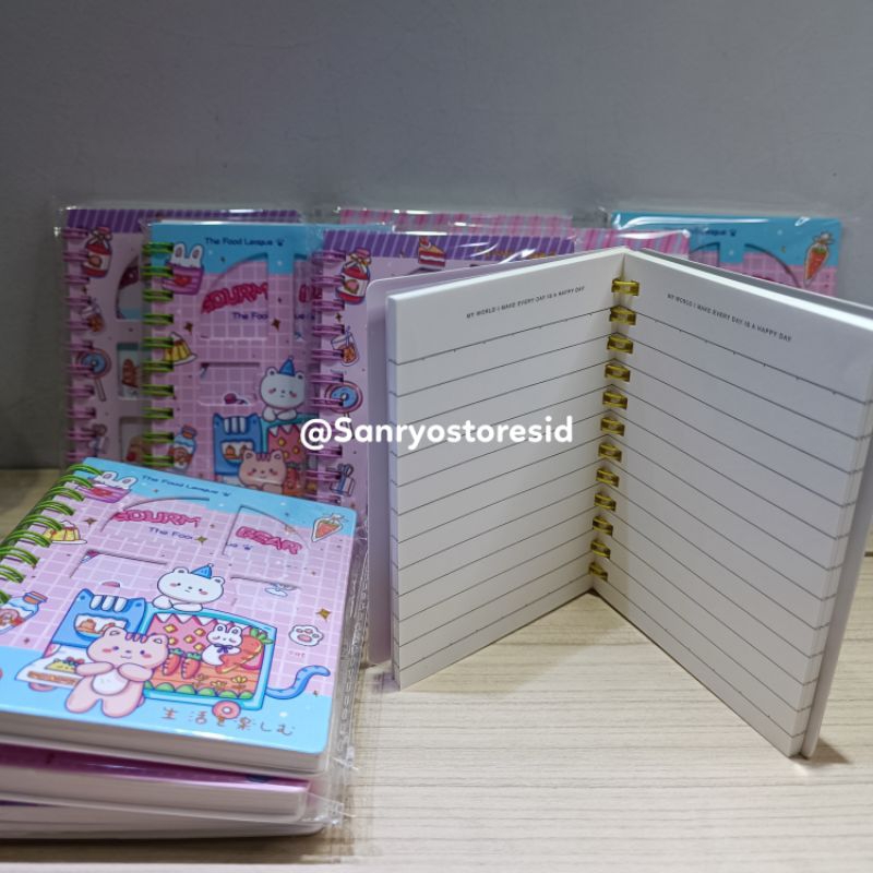 

Mini notebook ring A7 anak