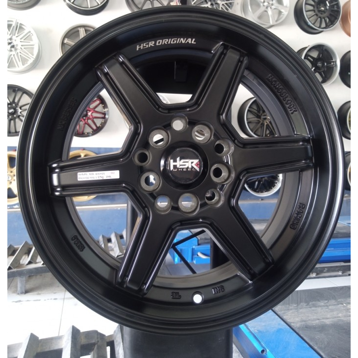 VELG RACING HSR MINAS RING15 LUBANG BAUT 5 COCOK BUAT ERTIGA RUSH GRANMAX TERIOS VELOS DLL