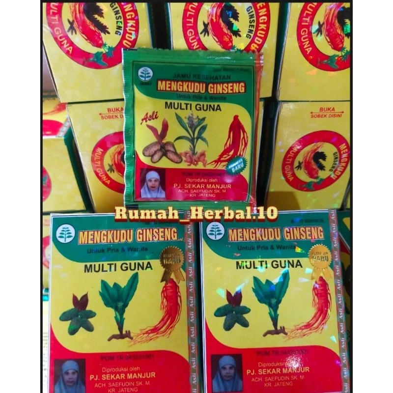MENGKUDU GINGSENG SERBUK JAMU ASAM URAT