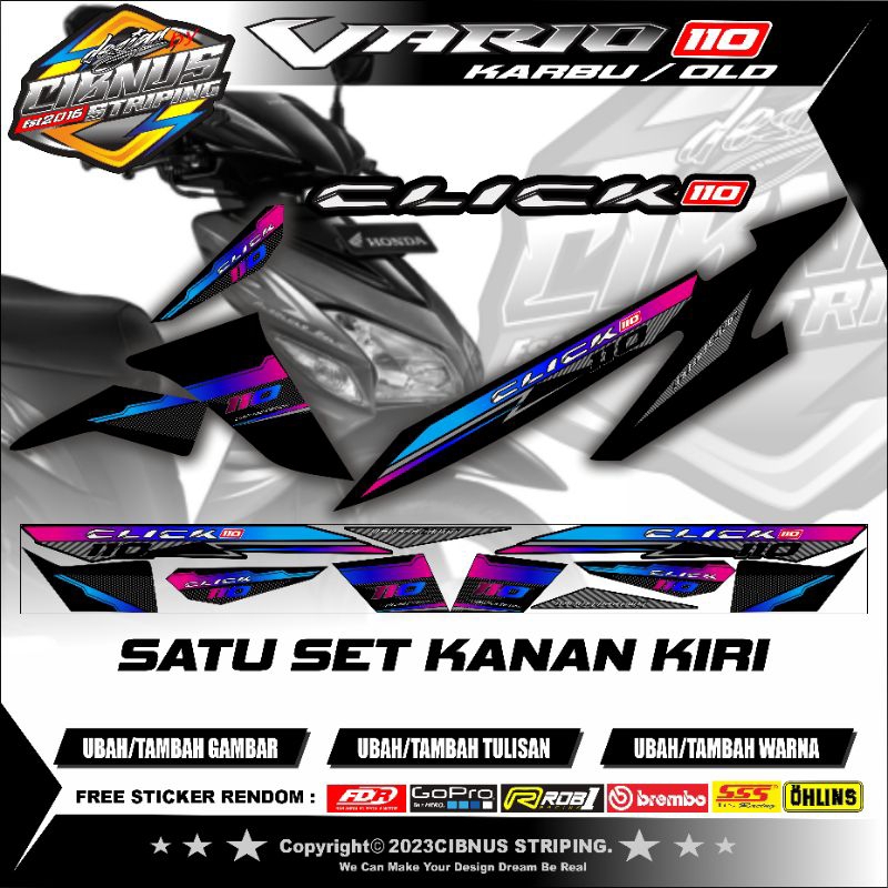 STRIPING VARIO 110 KARBU/VARIO 110 OLD