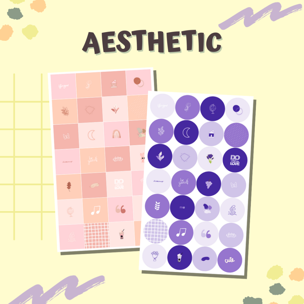 

STIKER STICKER DECORATION DECO / DECO STICKER / STICKER AESTHETIC