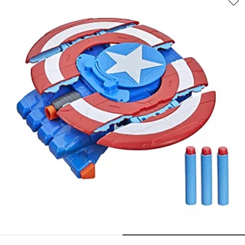 Nerf Marvel Avengers Mech Strike Captain America Strikeshot Shield
