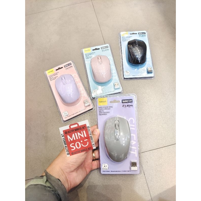 MINISO Fashion Mouse Wireless SILENT CLICK (Model LW-13)
