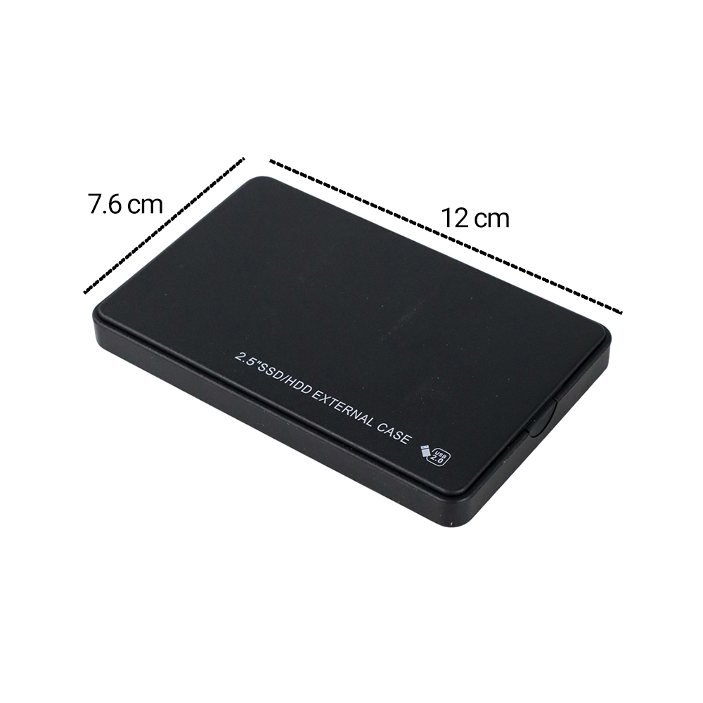 (UMU SUPPLIER) TAFFWARE EXTERNAL HDD HARDDISK SSD ENCLOSURE 2.5 INCH USB 2.0 CASE CASING