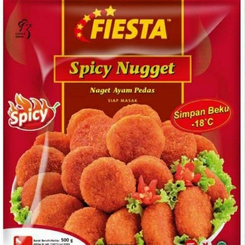 

Fiesta Spicy Nugget - Nugget Ayam Pedas 400 gram