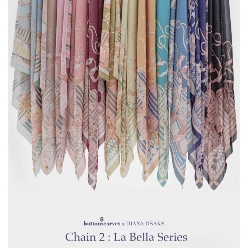 Buttonscarves Chain La Bella Series