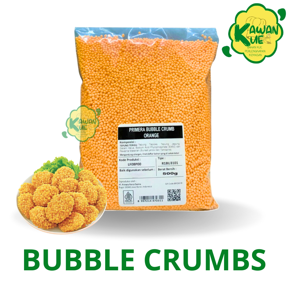 

PRIMERA BUBBLE CRUMBS ORANGE 500GR