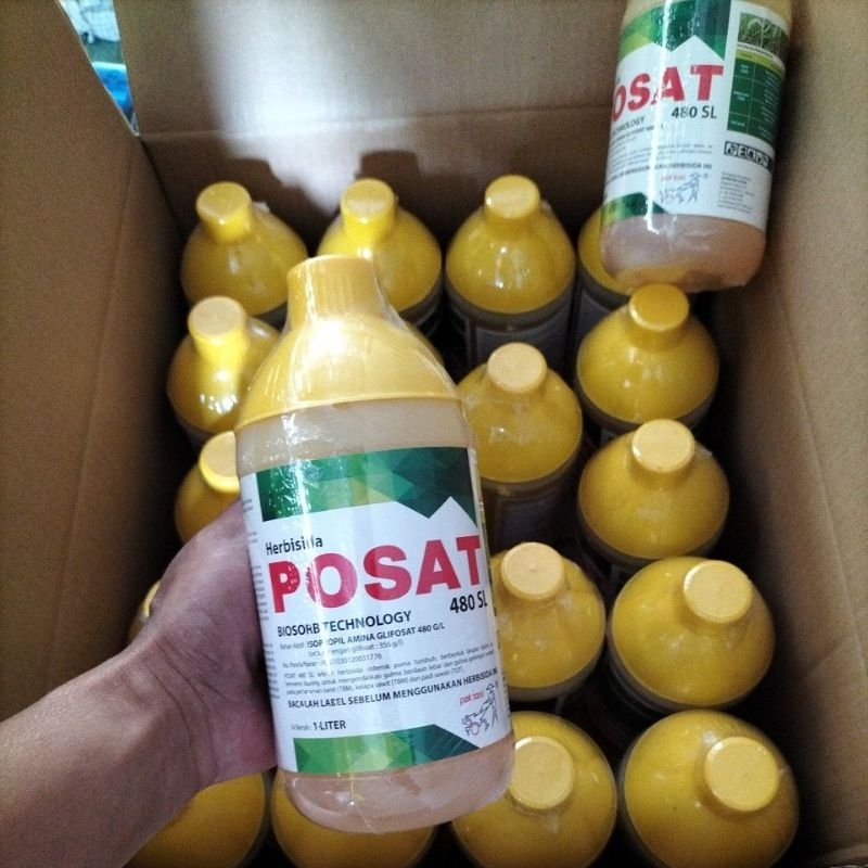 Paket 1 Dus Herbisida POSAT 1 LITER  ISI 20 Botol