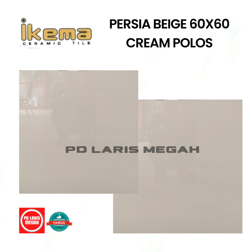 Granit Ikema 60x60 Polos Cream Glossy