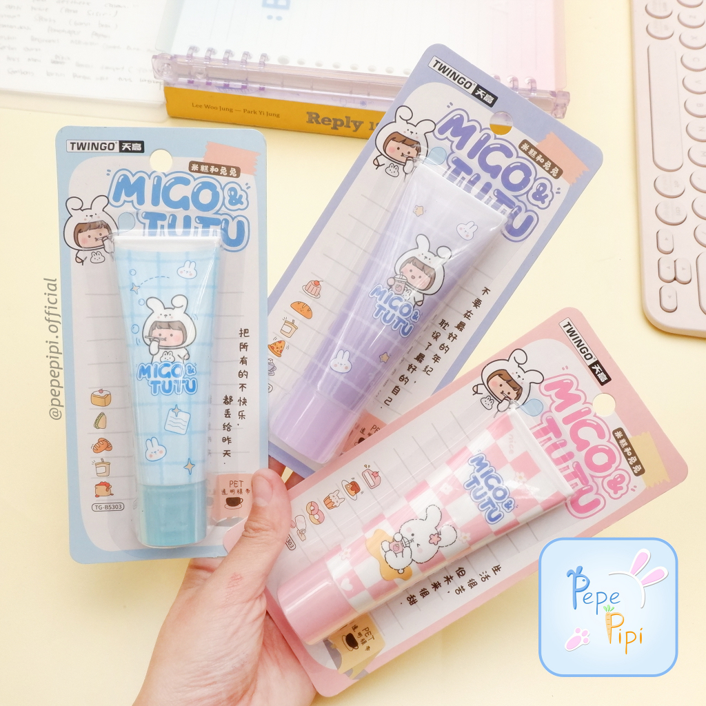 

Tip-X Kertas Twingo Odol TG-B5303 Migo & Tutu Correction Tape Roll Tipe x Tipex Tip x Tip-ex Pita Penghapus Pulpen