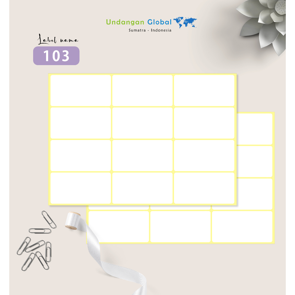 

label nama 103
