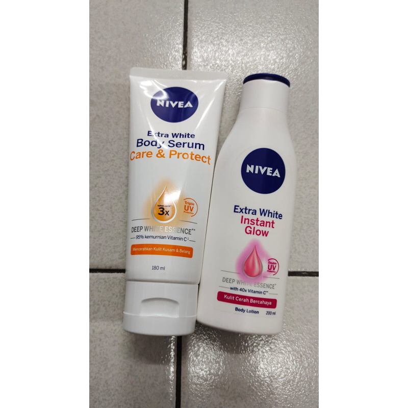 Nivea body serum + body lotion