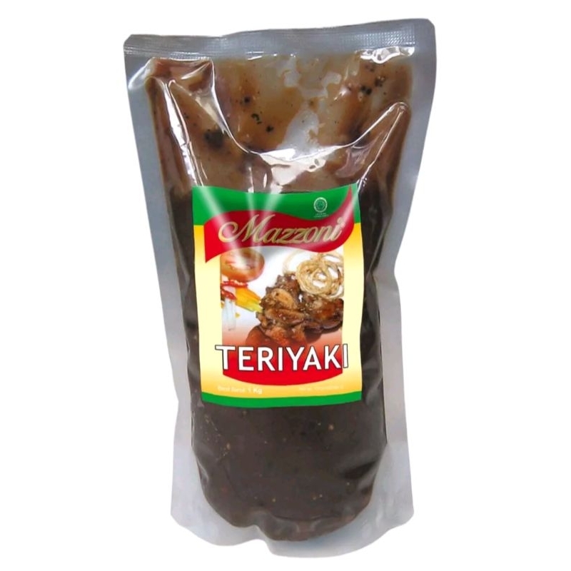 

Mazzoni sauce teriyaki, saus teriyaki nett 1 kg