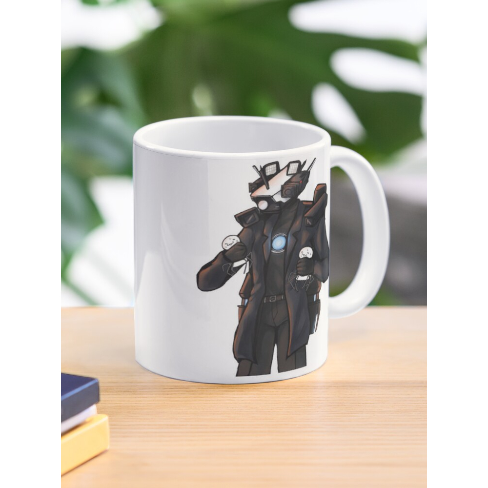 Mug Gelas Karakter Skibidi Toilet Camera-Man