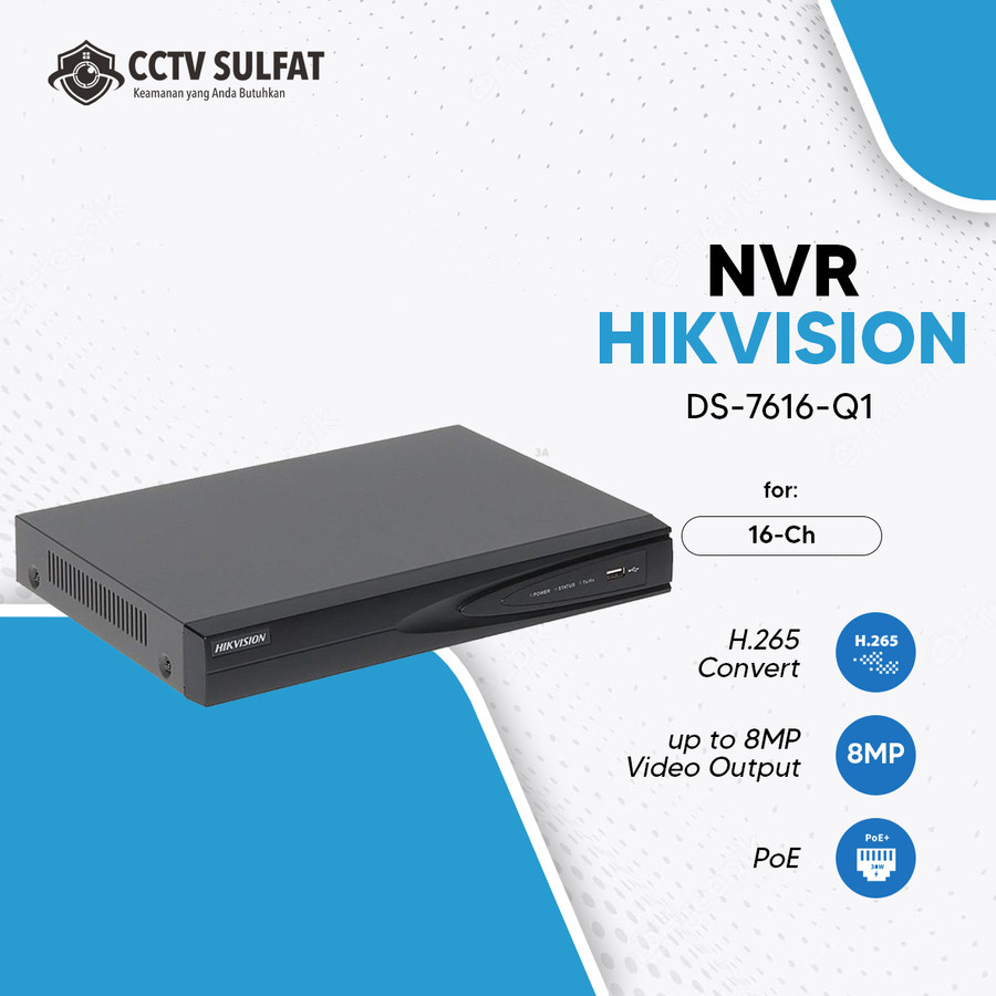 NVR HIKVISION 16CH DS-7616-Q1